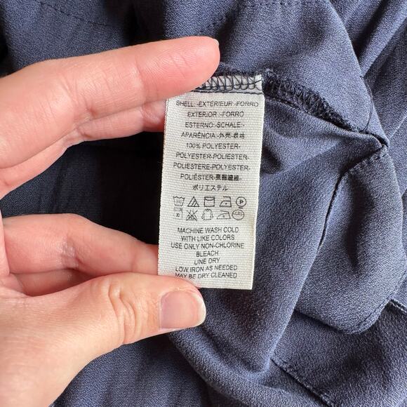 Free People Tank Layers in Love Tunic Top Womens Size M Navy Blue Boho - Picture 6 of 7